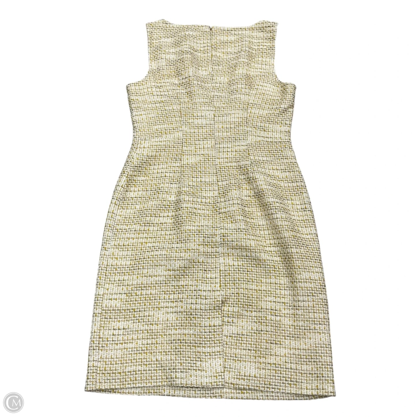Dress Designer By Tory Burch In Cream & Yellow, Size: L