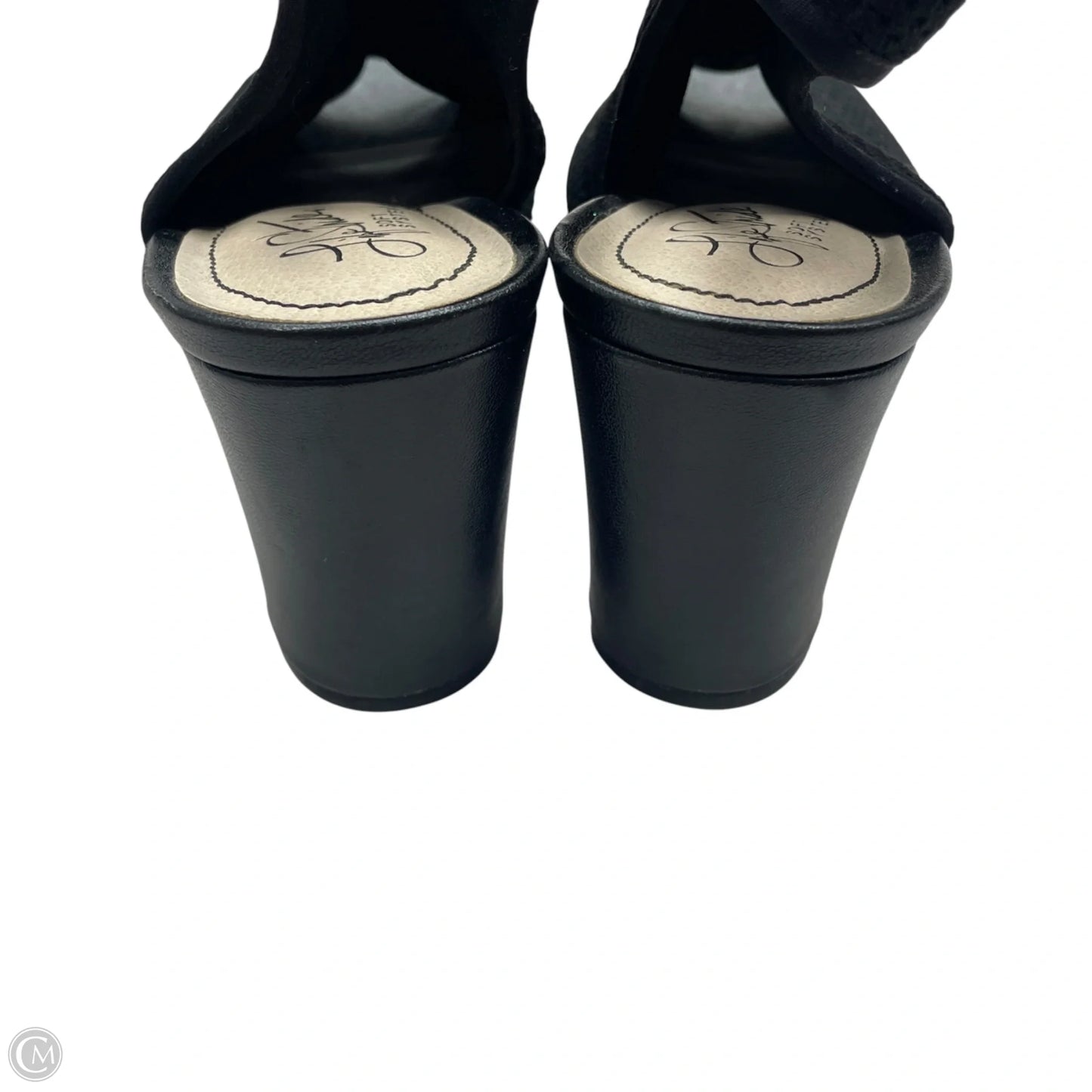 Sandals Heels Block By Life Stride In Black, Size: 7.5