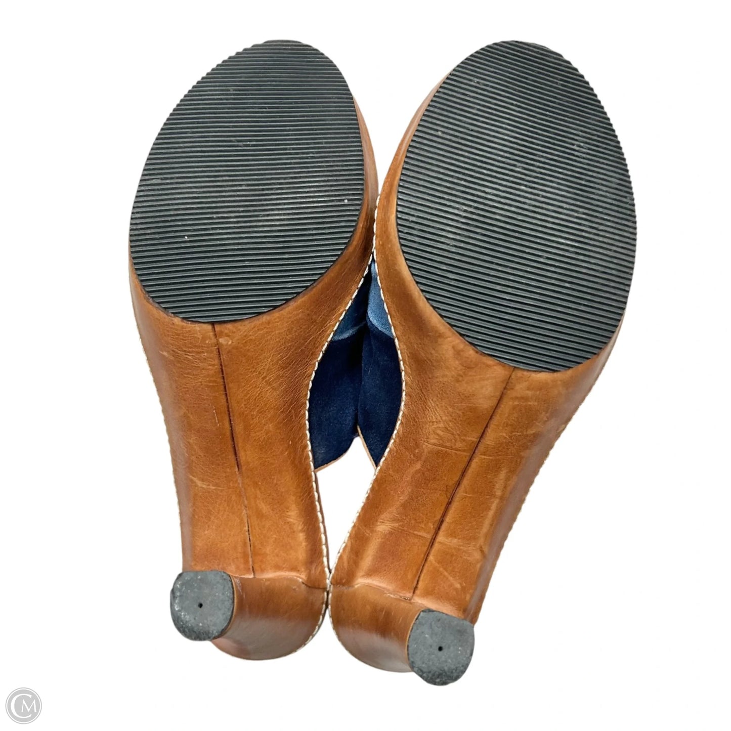 Shoes Designer By Coach In Blue Denim, Size: 6