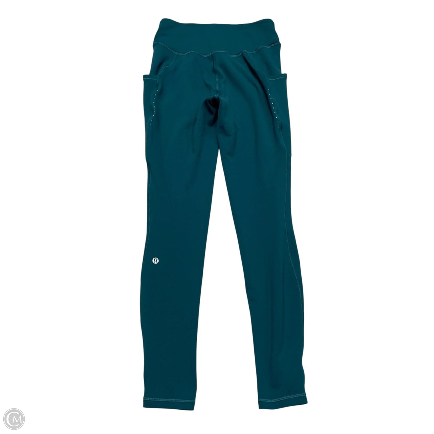 Athletic Leggings By Lululemon In Green, Size: S