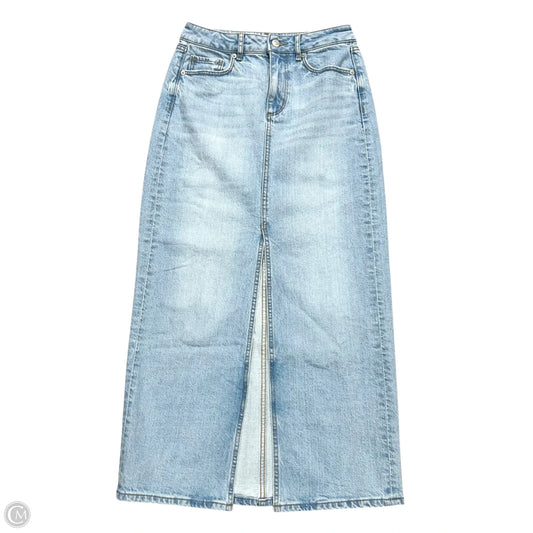 Skirt Maxi By Loft In Blue Denim, Size: 00p