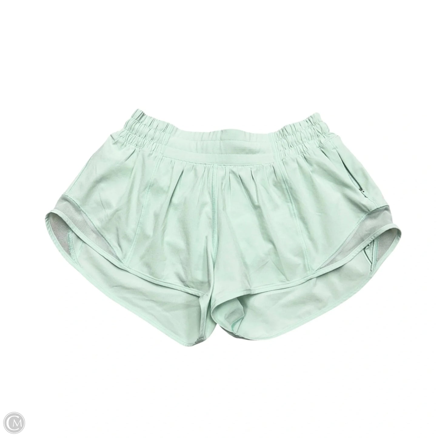 Athletic Shorts By Lululemon In Green, Size: S