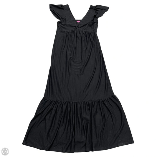 Dress Casual Maxi By Betsey Johnson In Black, Size: Xl