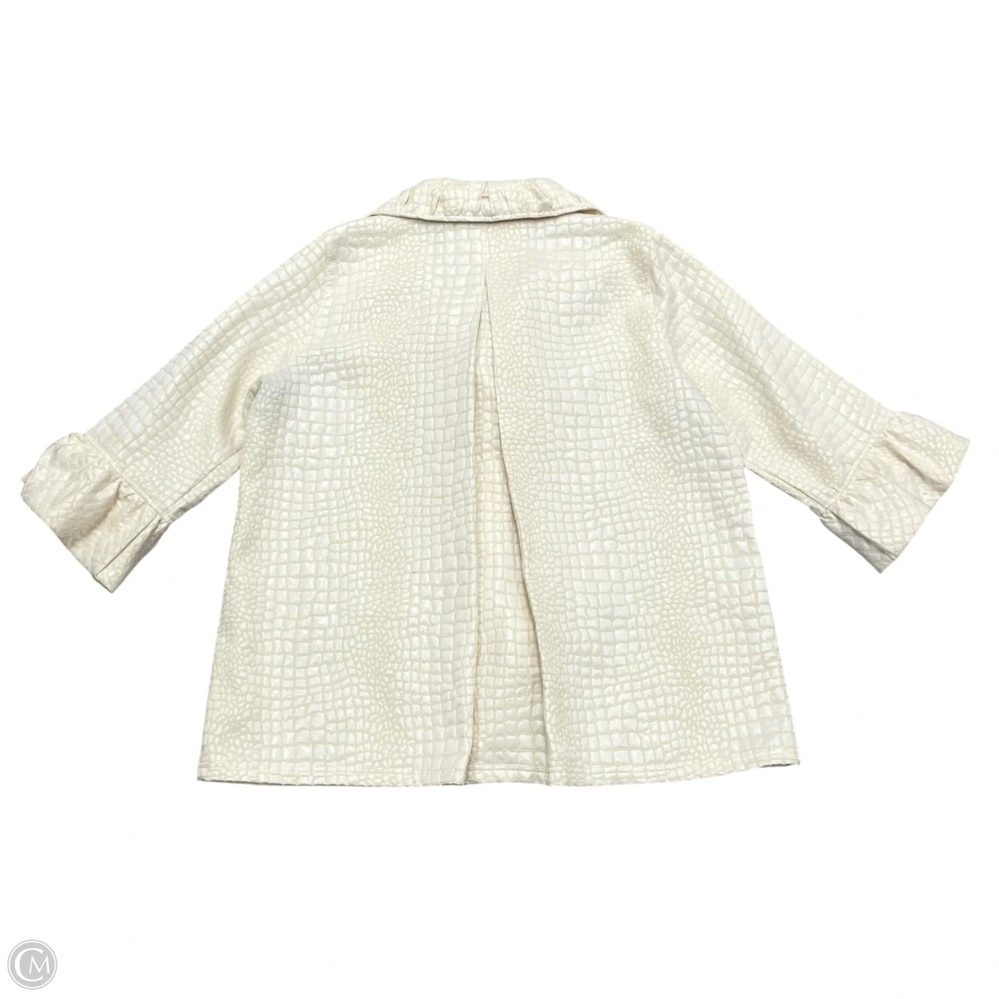Jacket Other By Ali Miles In Cream & White, Size: Xl