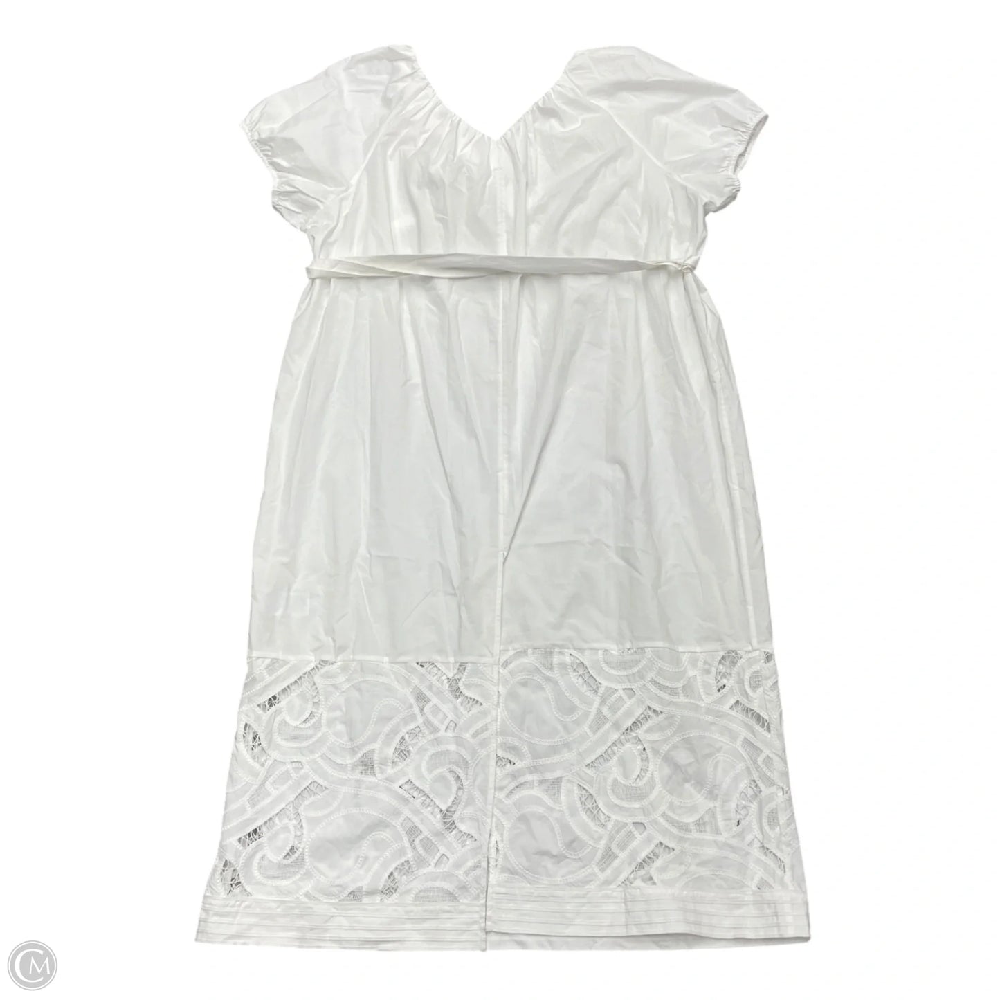Dress Casual Midi By Banana Republic In White, Size: 1x