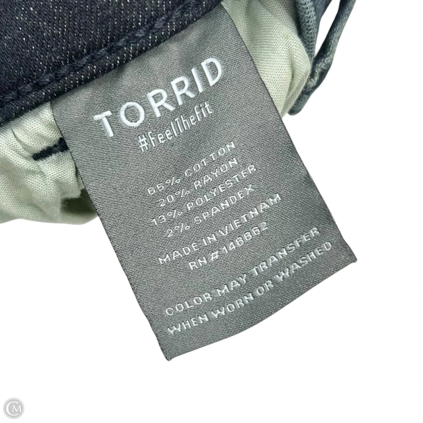 Jeans Straight By Torrid In Blue Denim, Size: 26