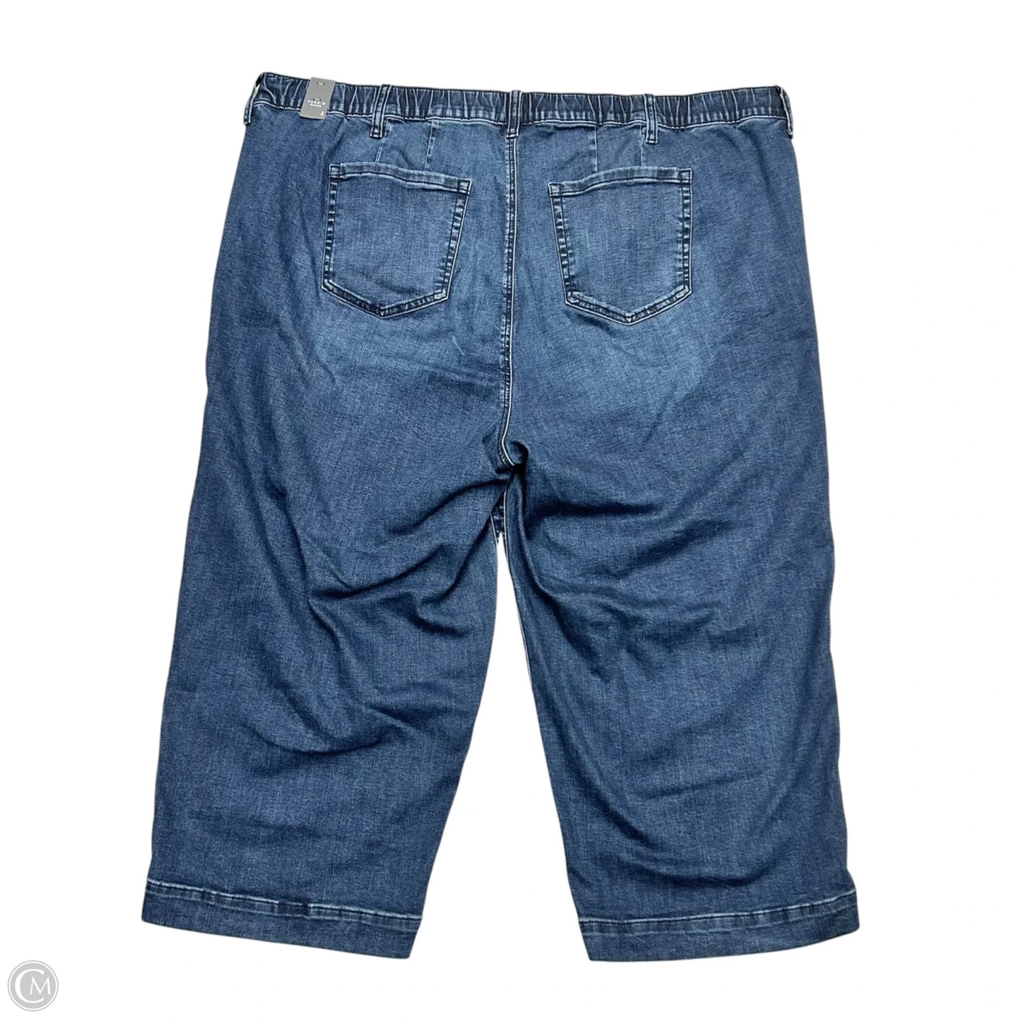 Jeans Cropped By Torrid In Blue Denim, Size: 26