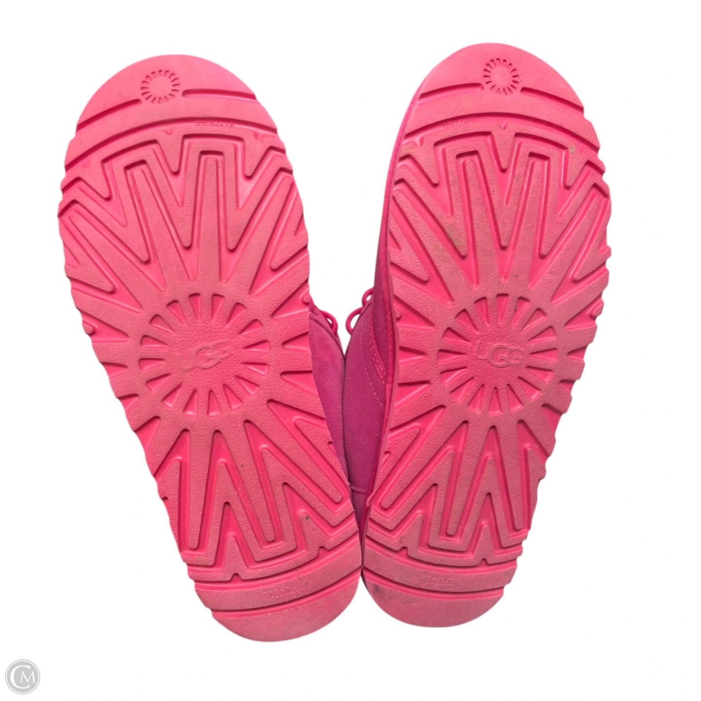 Boots Designer By Ugg In Pink, Size: 11