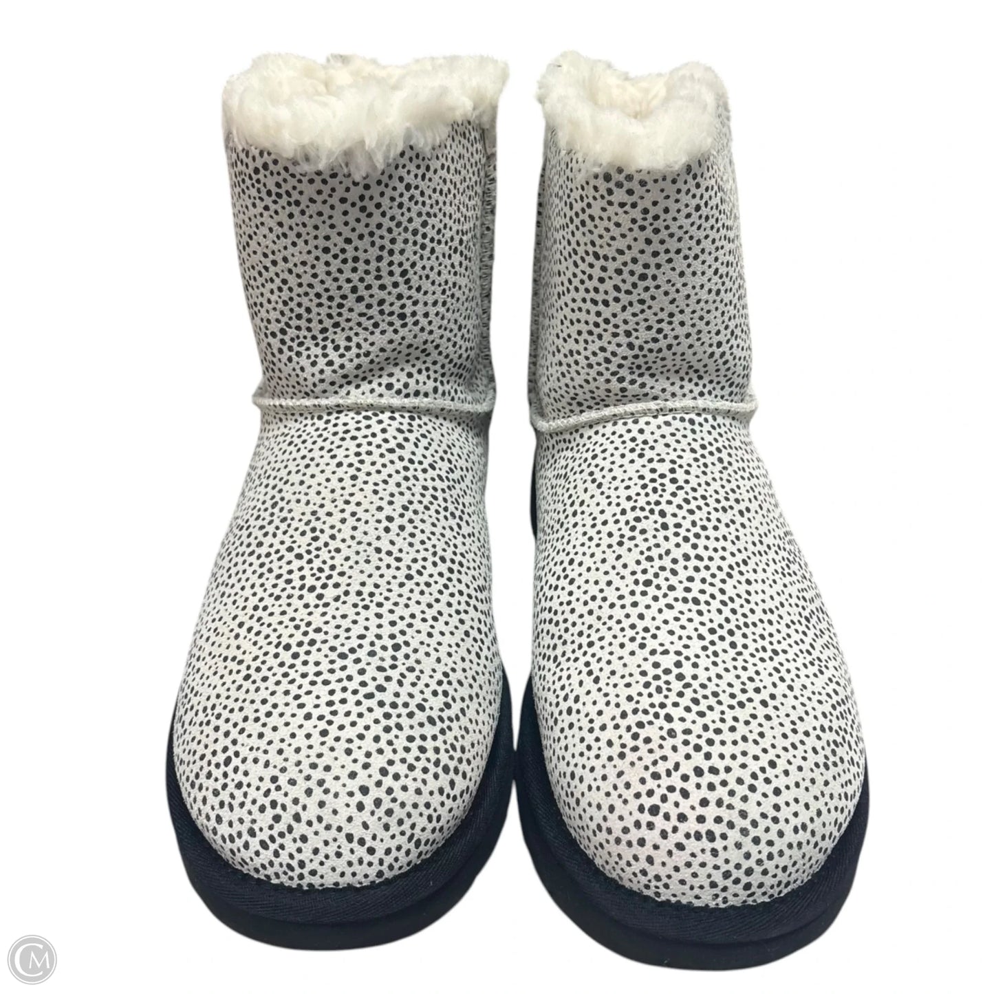 Boots Designer By Ugg In Black & Grey, Size: 11