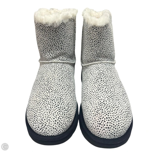 Boots Designer By Ugg In Black & Grey, Size: 11