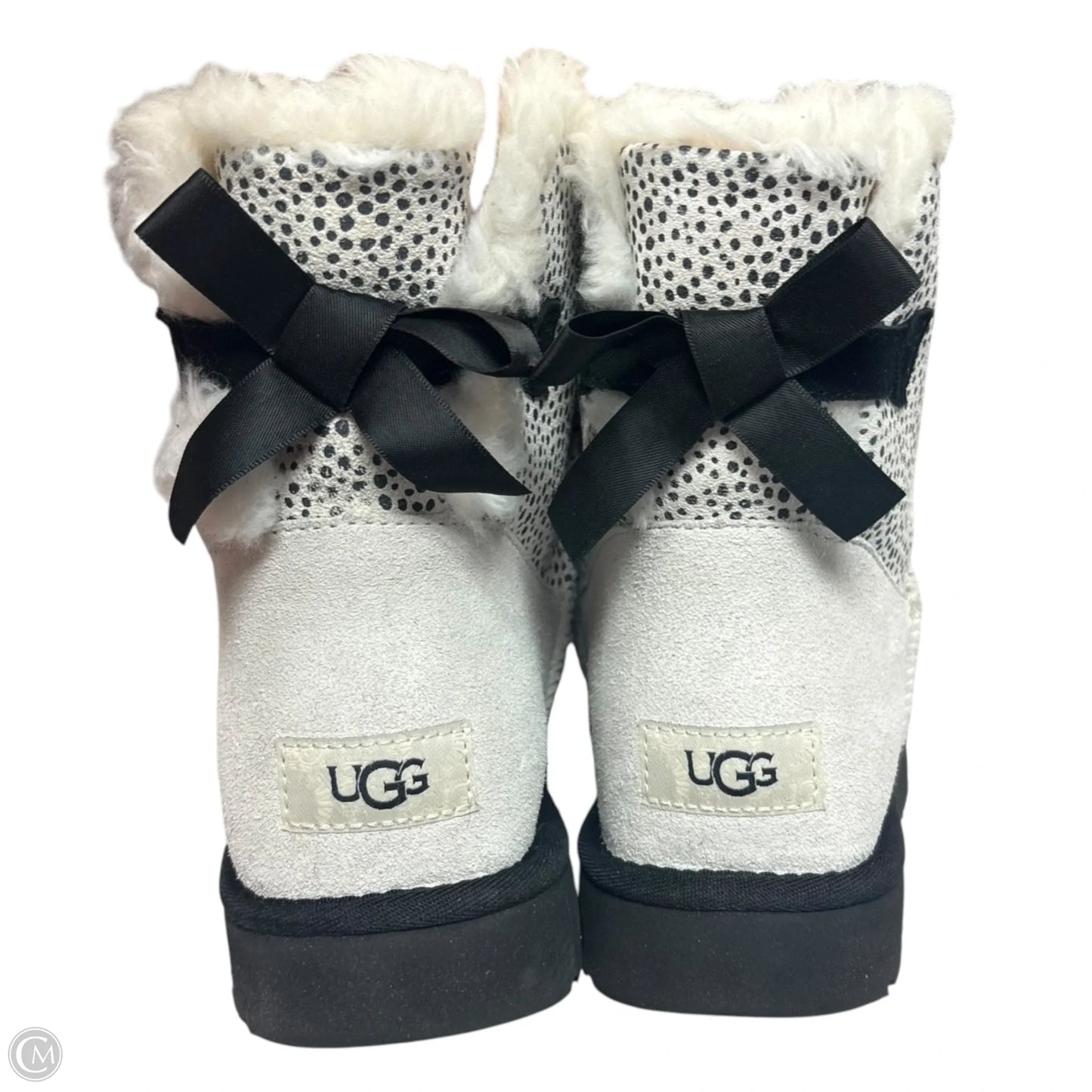 Boots Designer By Ugg In Black & Grey, Size: 11