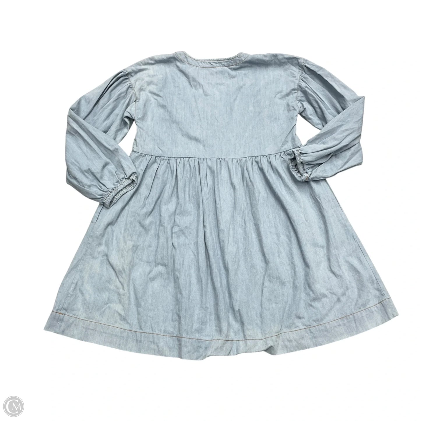 Dress Casual Short By Anthropologie In Blue Denim, Size: L