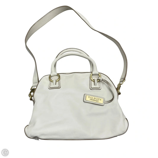 Handbag Leather By Talbots, Size: Medium