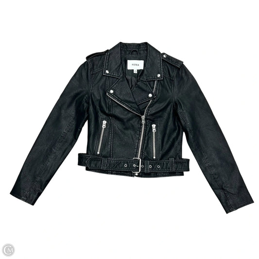 Jacket Moto By Pistola In Black, Size: M