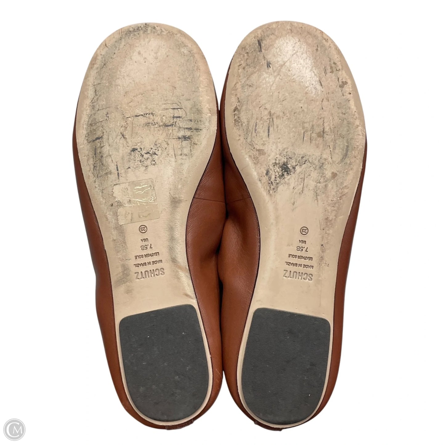 Shoes Flats By Schutz In Brown, Size: 7.5