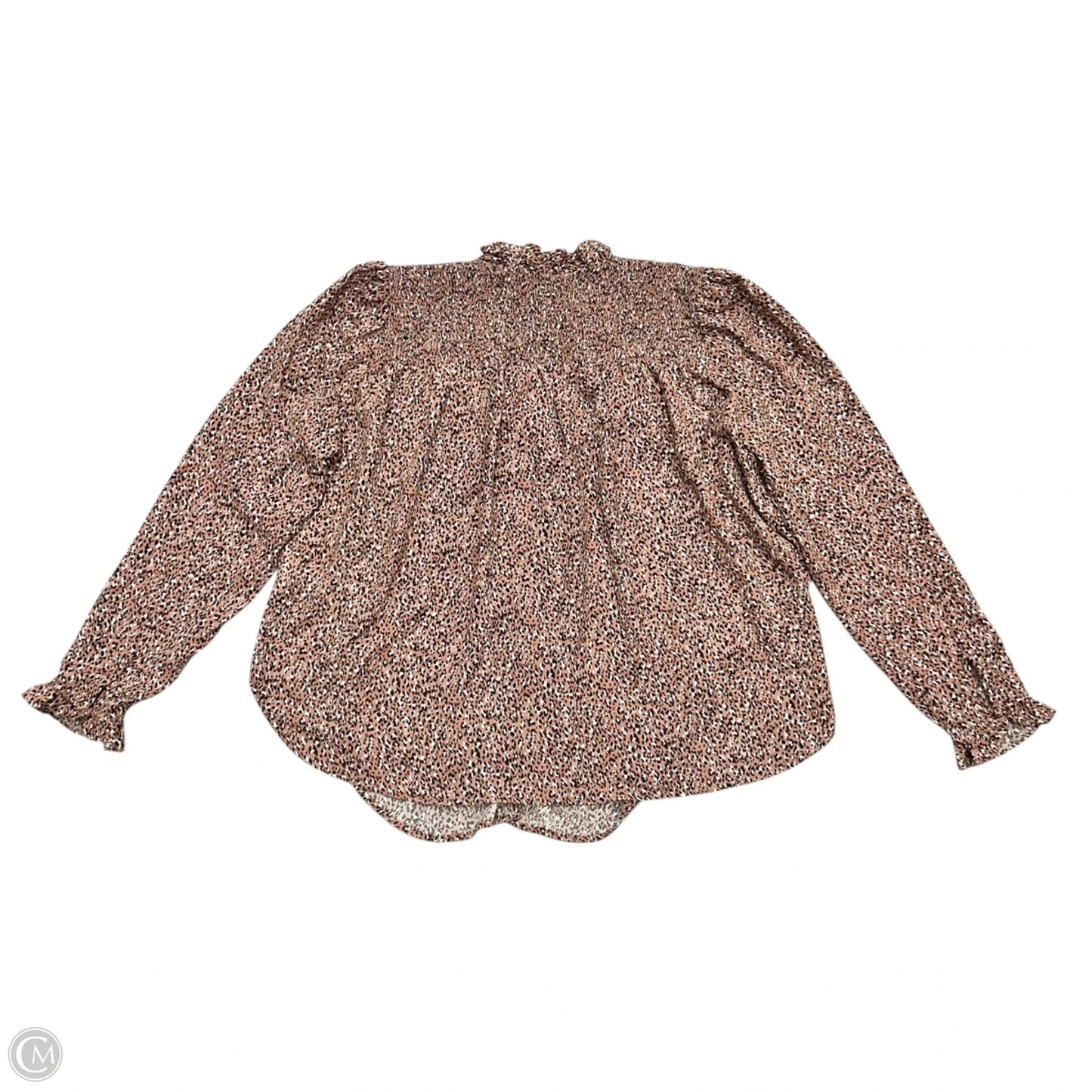Top Long Sleeve By J Flower In Animal Print, Size: S