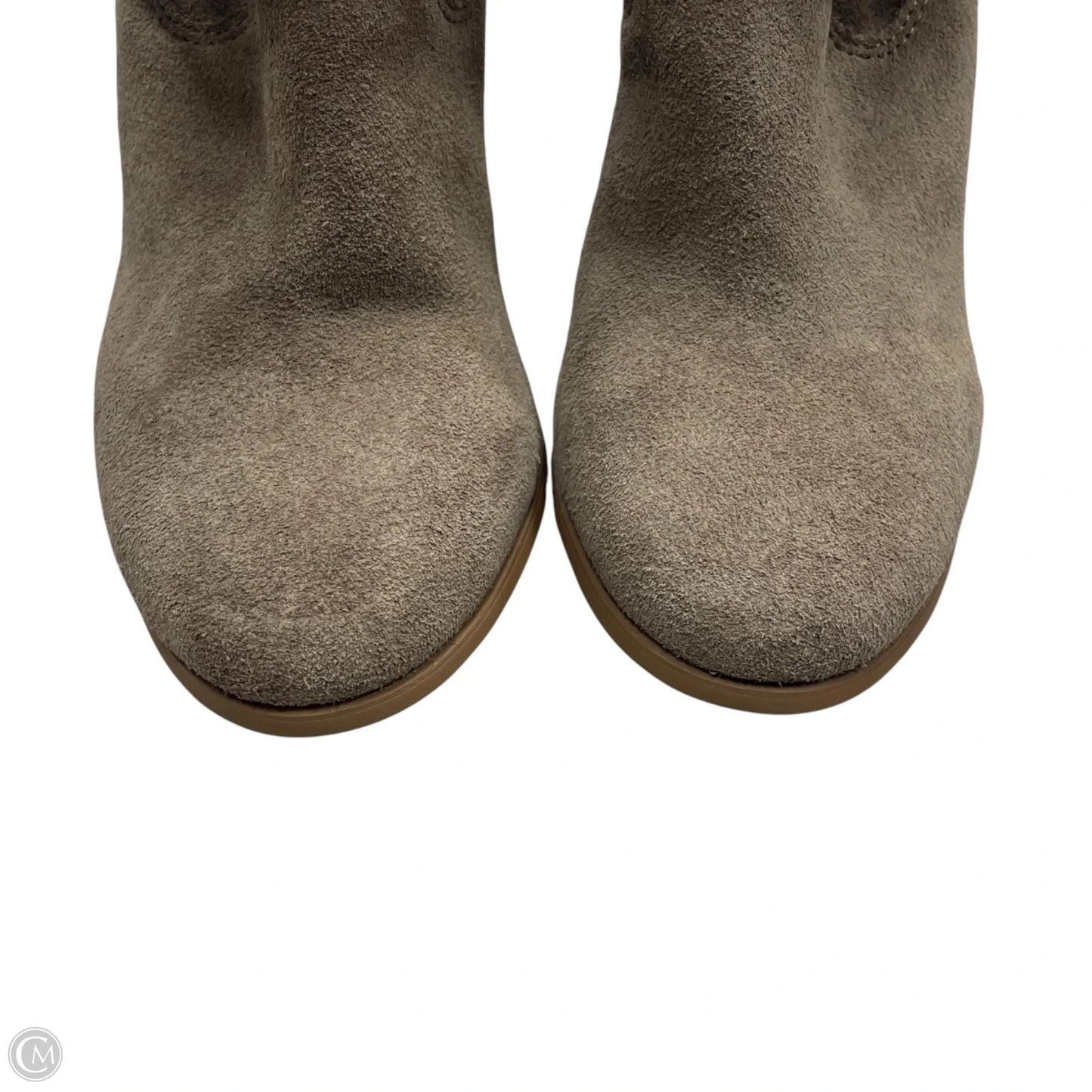 Boots Ankle Heels By Carlos By Carlos Santana In Taupe, Size: 6.5