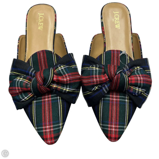 Shoes Flats By J. Crew In Plaid Pattern, Size: 9