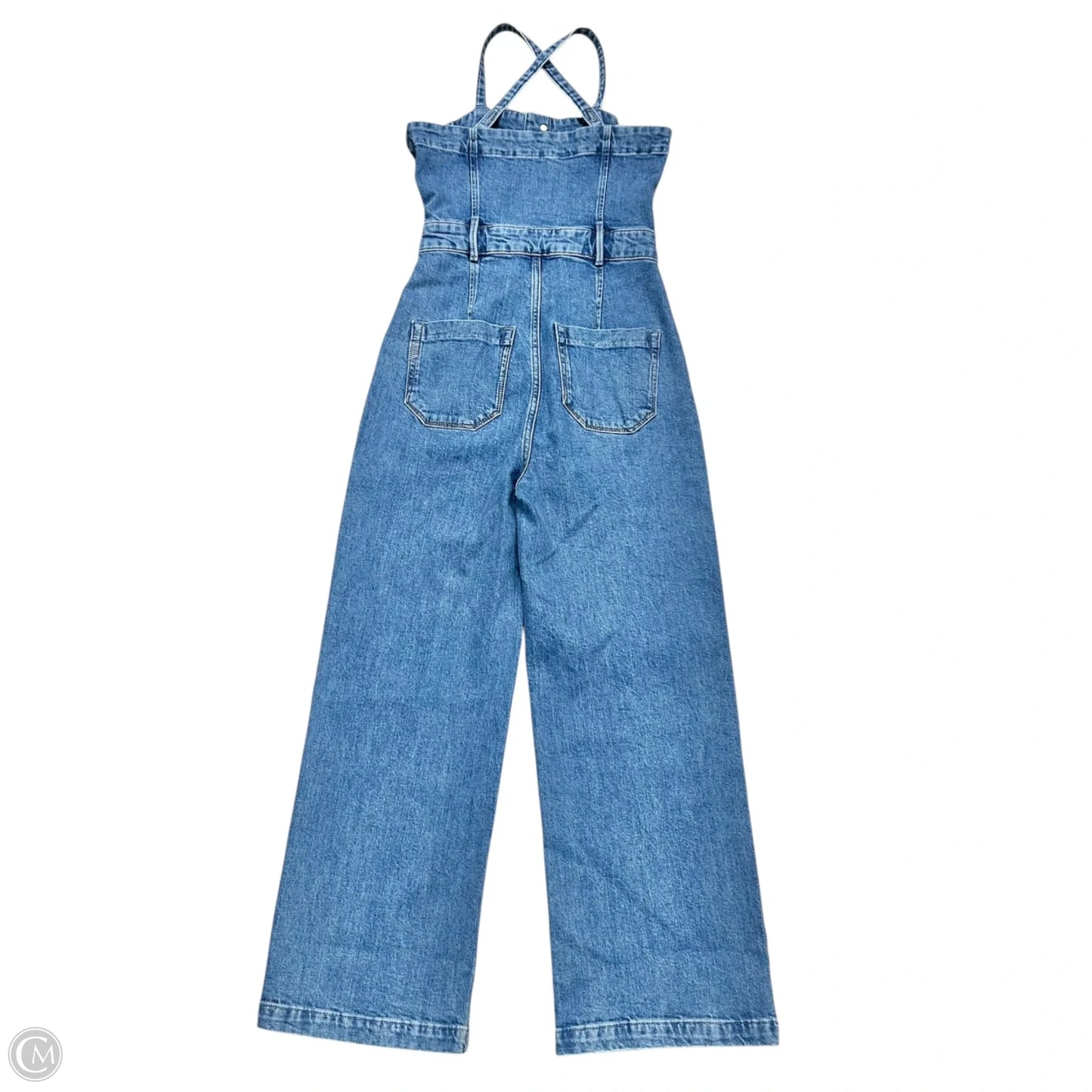 Jumpsuit By Paige In Blue Denim, Size: Xs