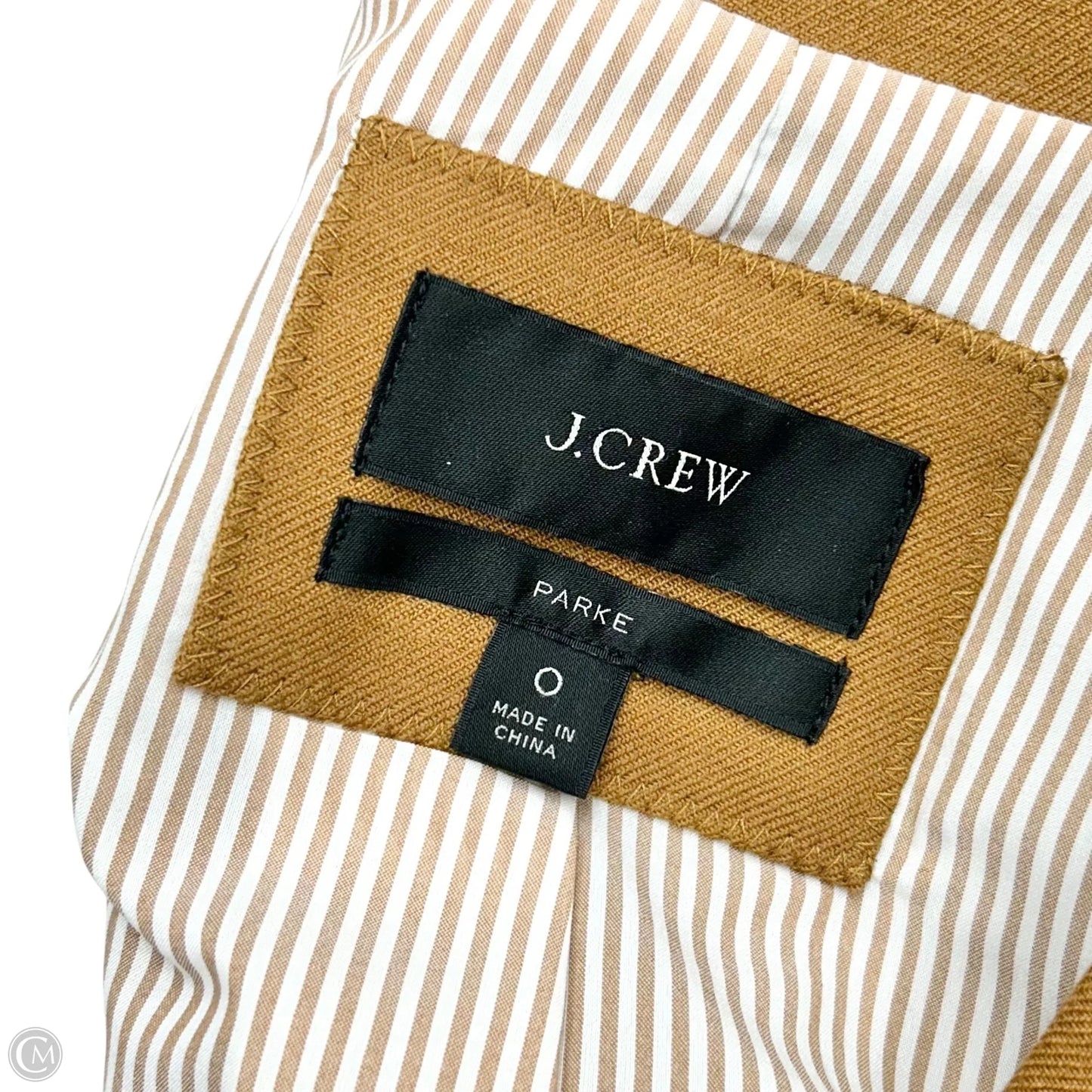 Blazer By J. Crew In Tan, Size: Xs