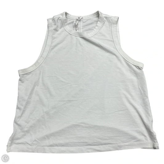 Athletic Tank Top By Lululemon In White, Size: S