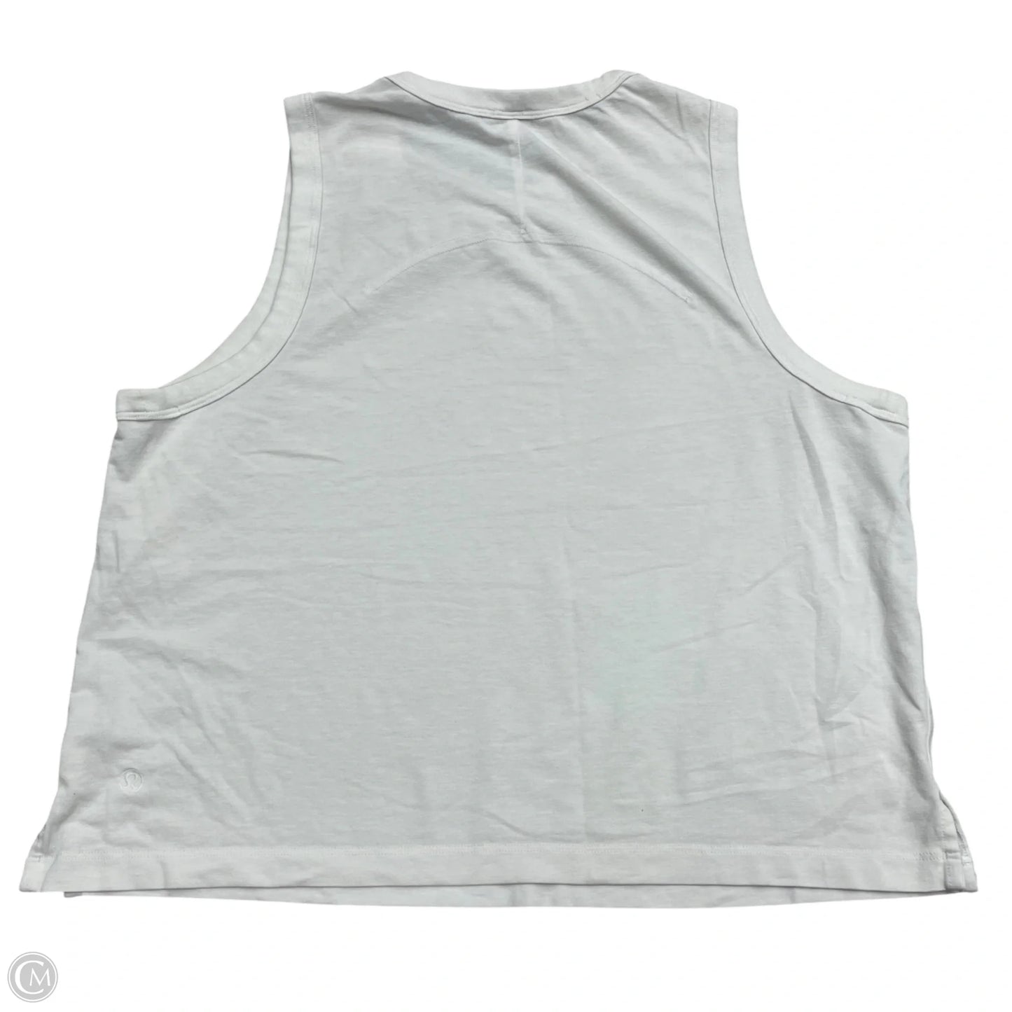 Athletic Tank Top By Lululemon In White, Size: S