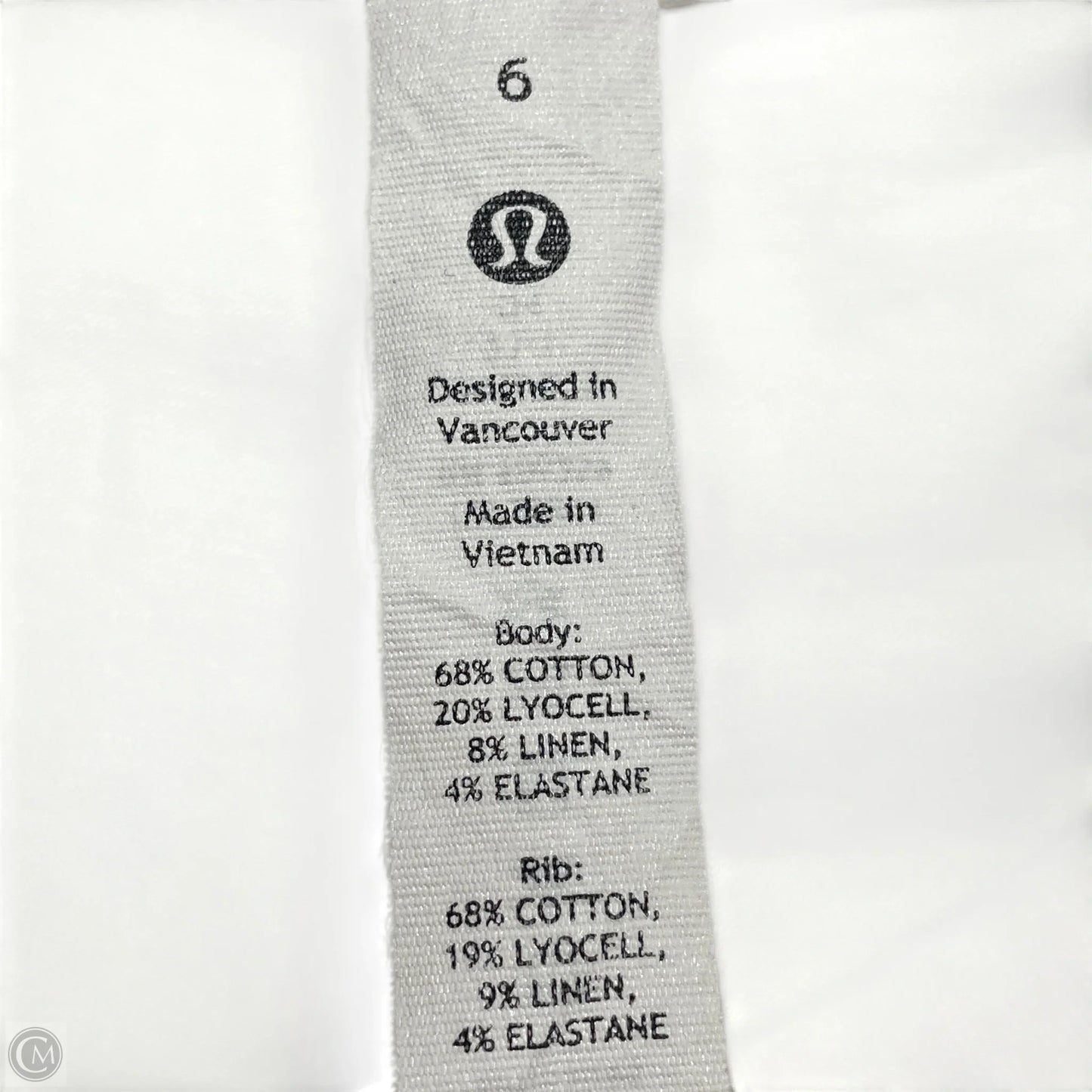 Athletic Tank Top By Lululemon In White, Size: S