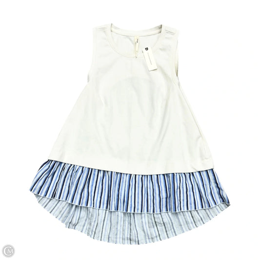 Top Sleeveless By Anthropologie In White, Size: S