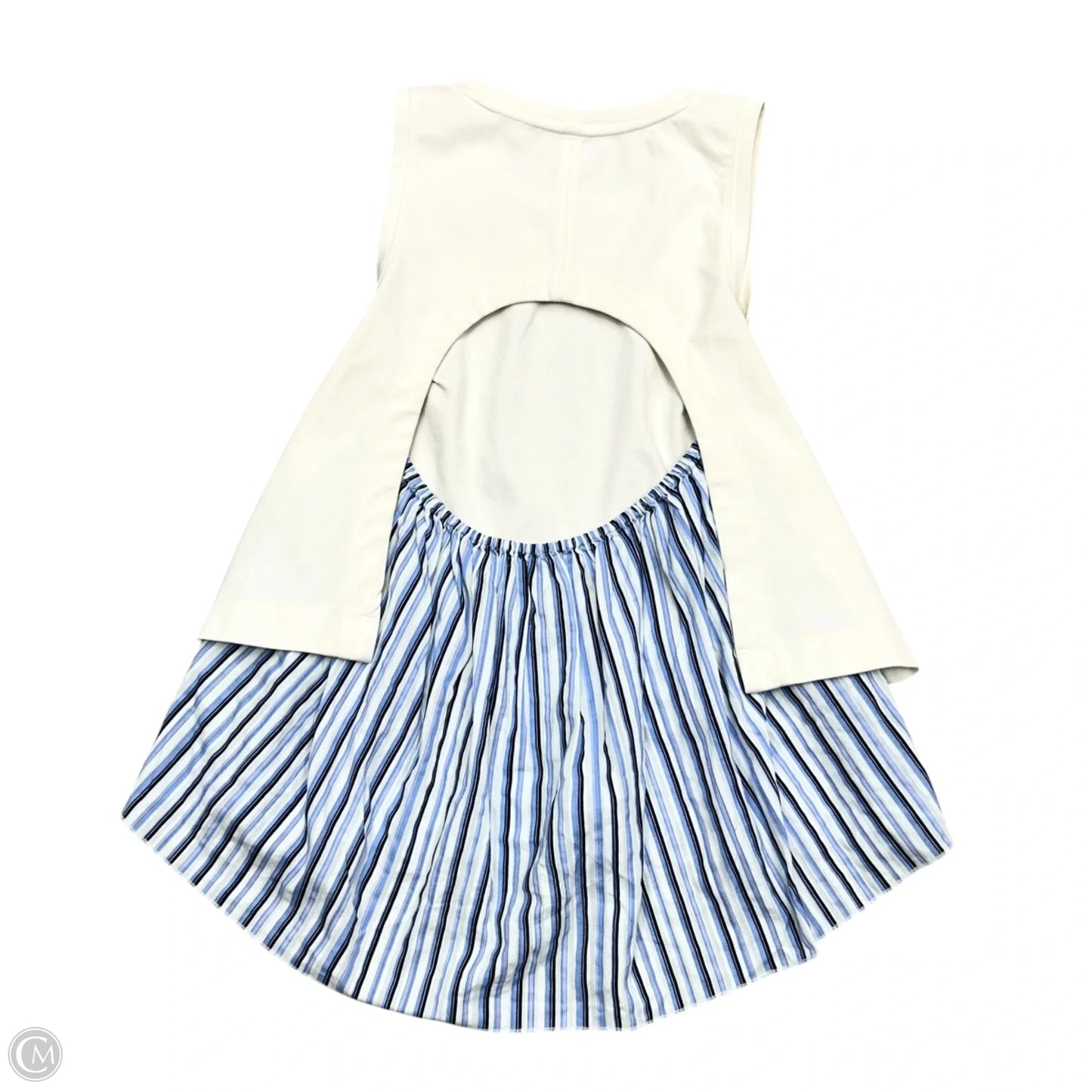 Top Sleeveless By Anthropologie In White, Size: S