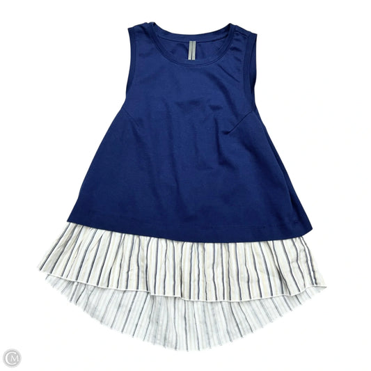 Top Sleeveless By Anthropologie In Navy, Size: S