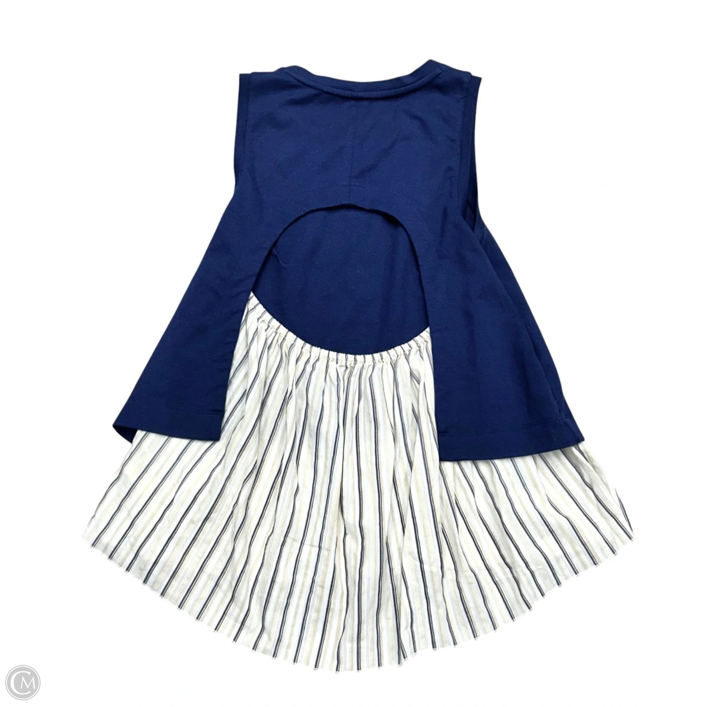 Top Sleeveless By Anthropologie In Navy, Size: S