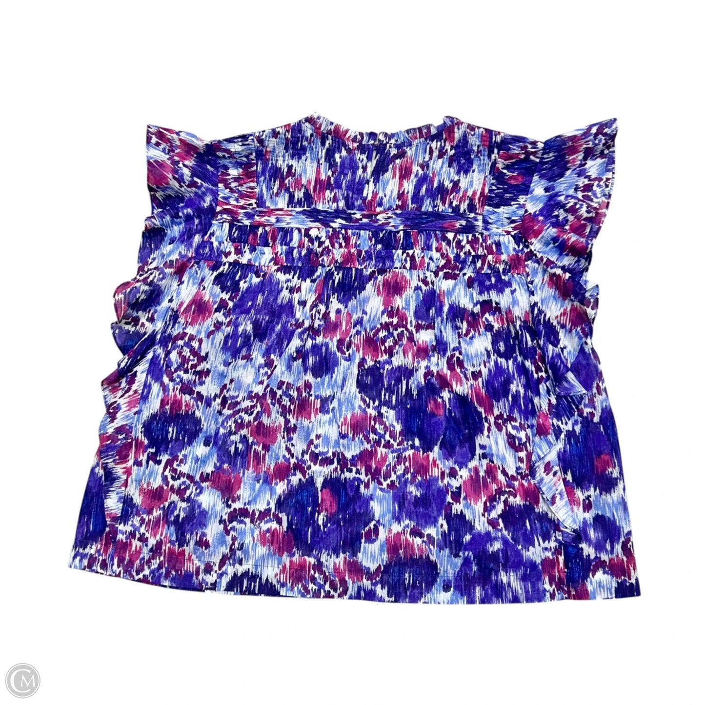 Top Short Sleeve Designer By Isabel Marant In Purple, Size: S