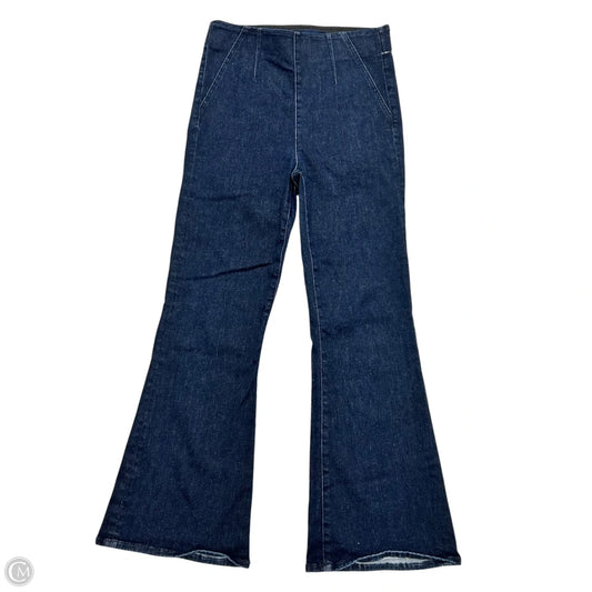 Jeans Flared By Veronica Beard In Blue Denim, Size: S