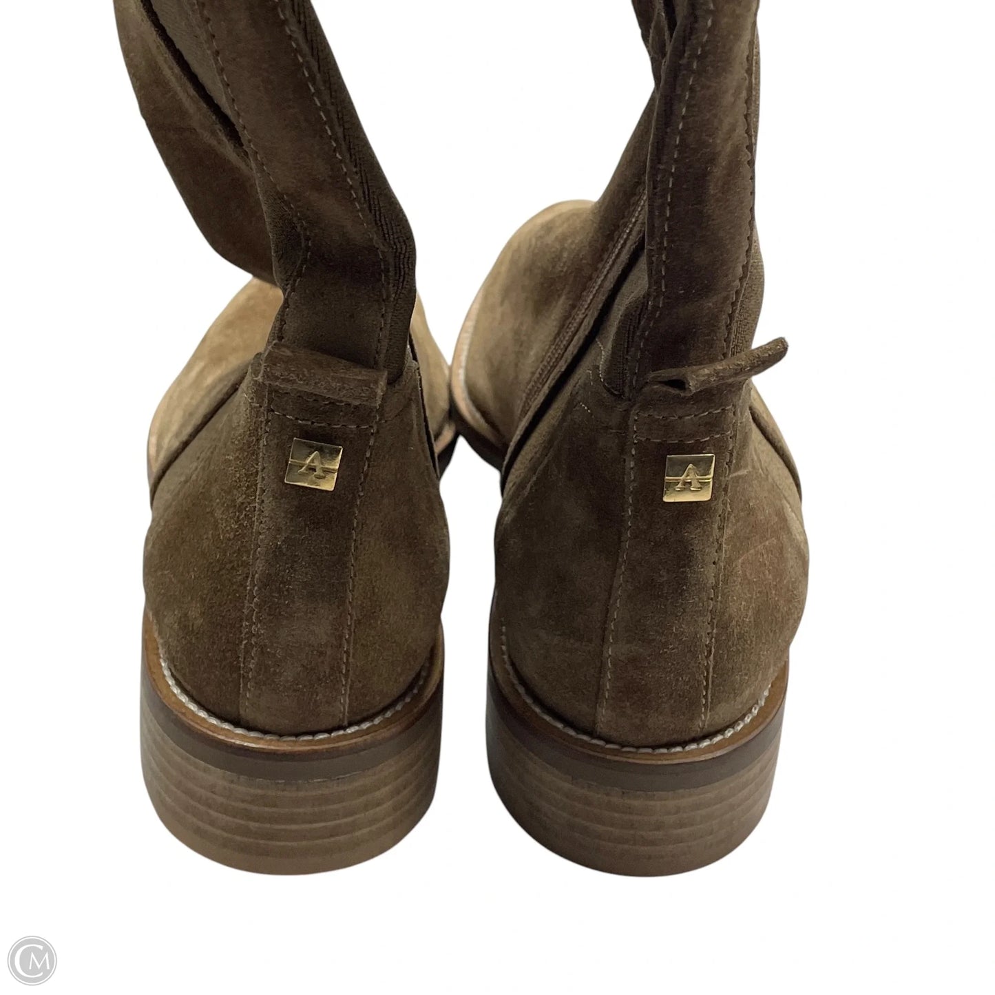 Boots Mid-calf Flats By Aquatalia In Brown, Size: 5