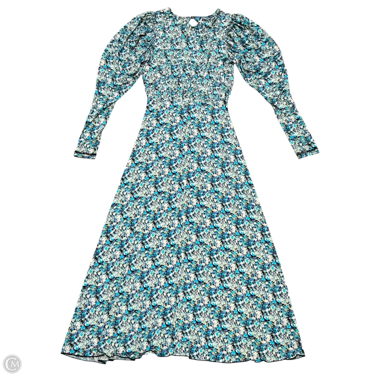 Dress Casual Maxi By Rotate In Blue & Green, Size: S