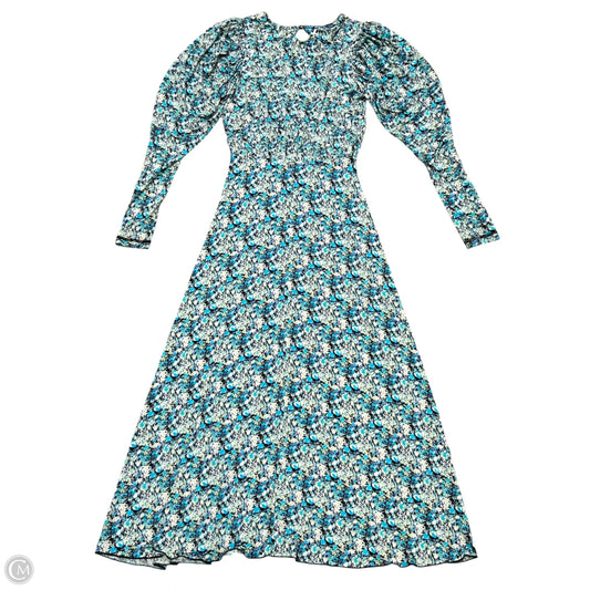 Dress Casual Maxi By Rotate In Blue & Green, Size: S