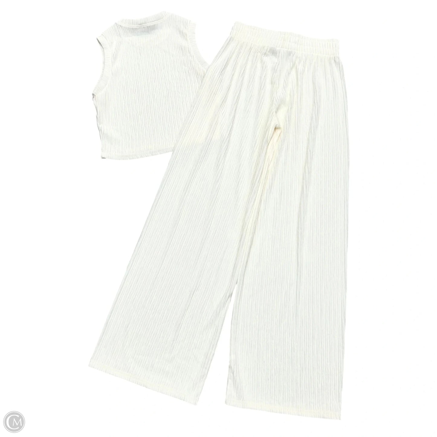 Pants Set 2pc By Love Poem In Ivory, Size: M