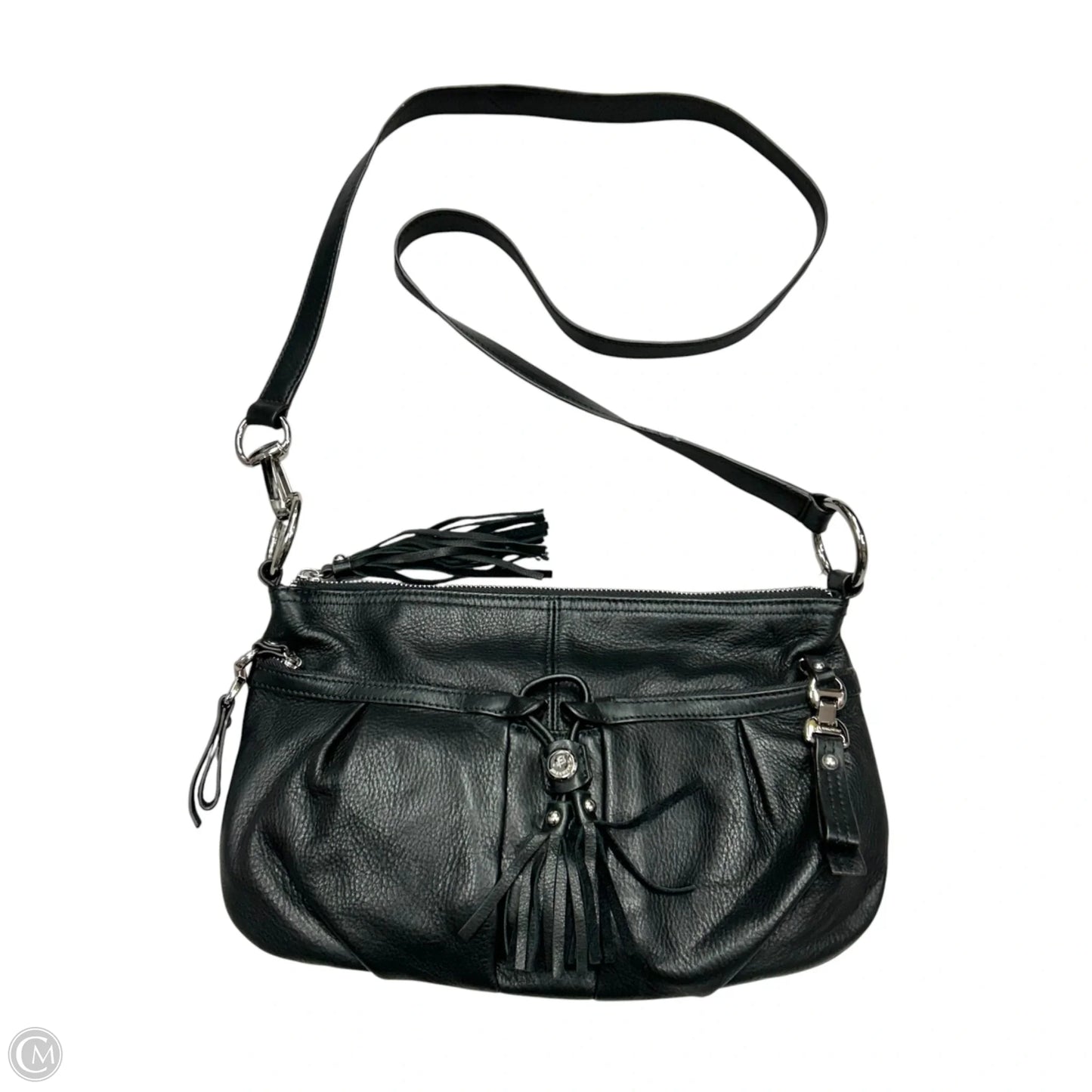 Crossbody Leather By B. Makowsky, Size: Small