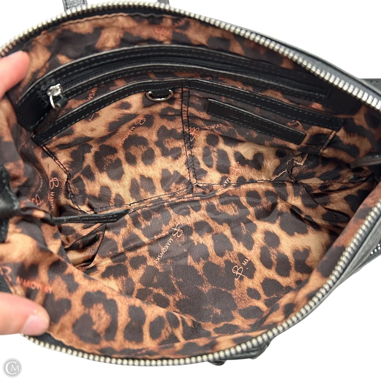 Crossbody Leather By B. Makowsky, Size: Small
