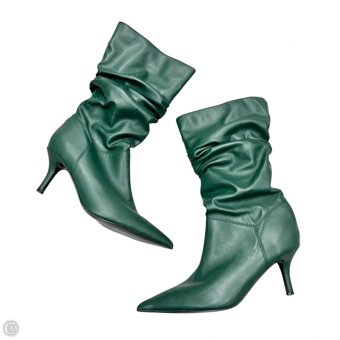 Boots Ankle Heels By Marc Fisher In Green, Size: 6.5