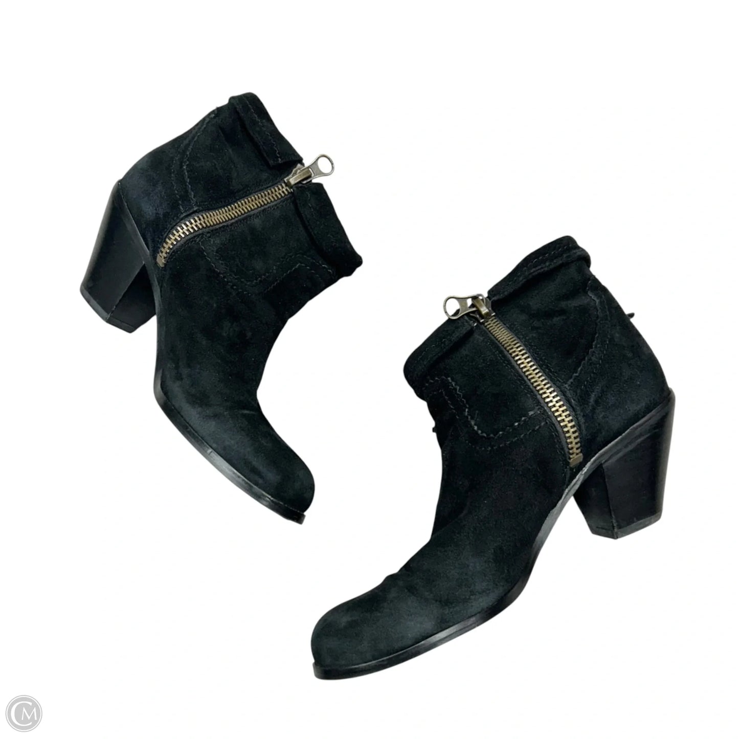 Boots Ankle Heels By Sam Edelman In Black, Size: 8