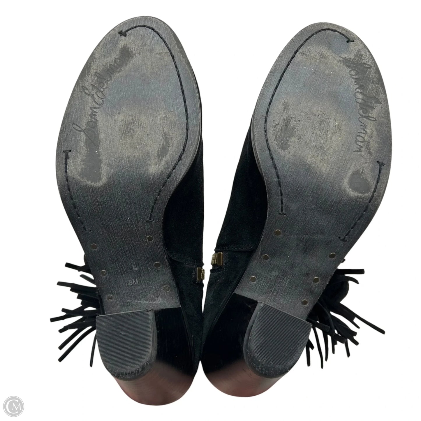Boots Ankle Heels By Sam Edelman In Black, Size: 8