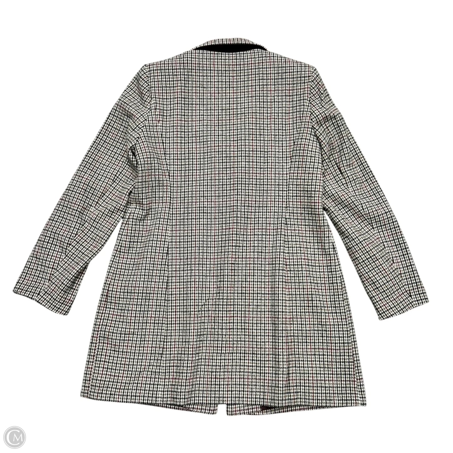 Coat Wool By Maralyn + Me In Plaid Pattern, Size: L