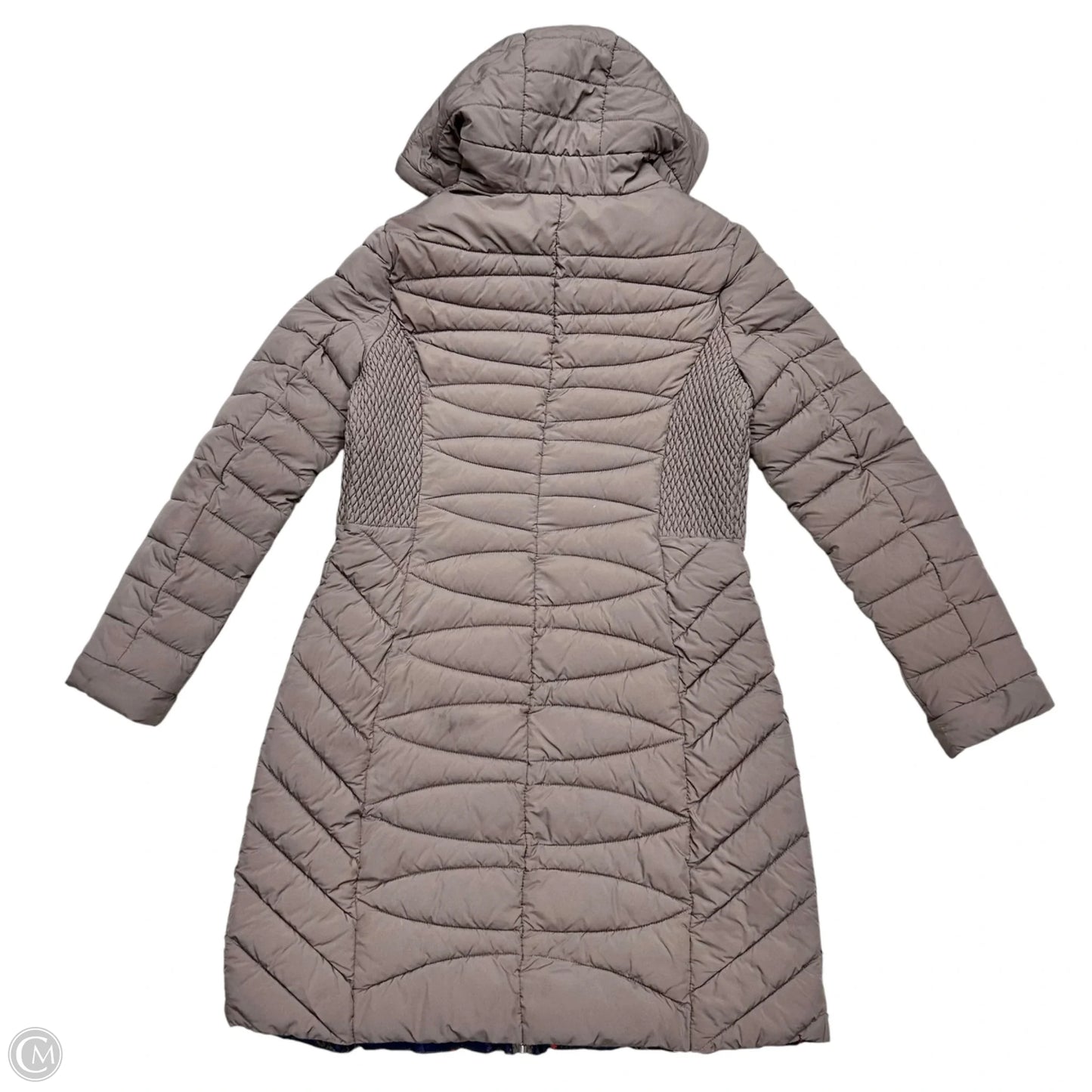 Coat Puffer & Quilted By Bernardo In Taupe, Size: S