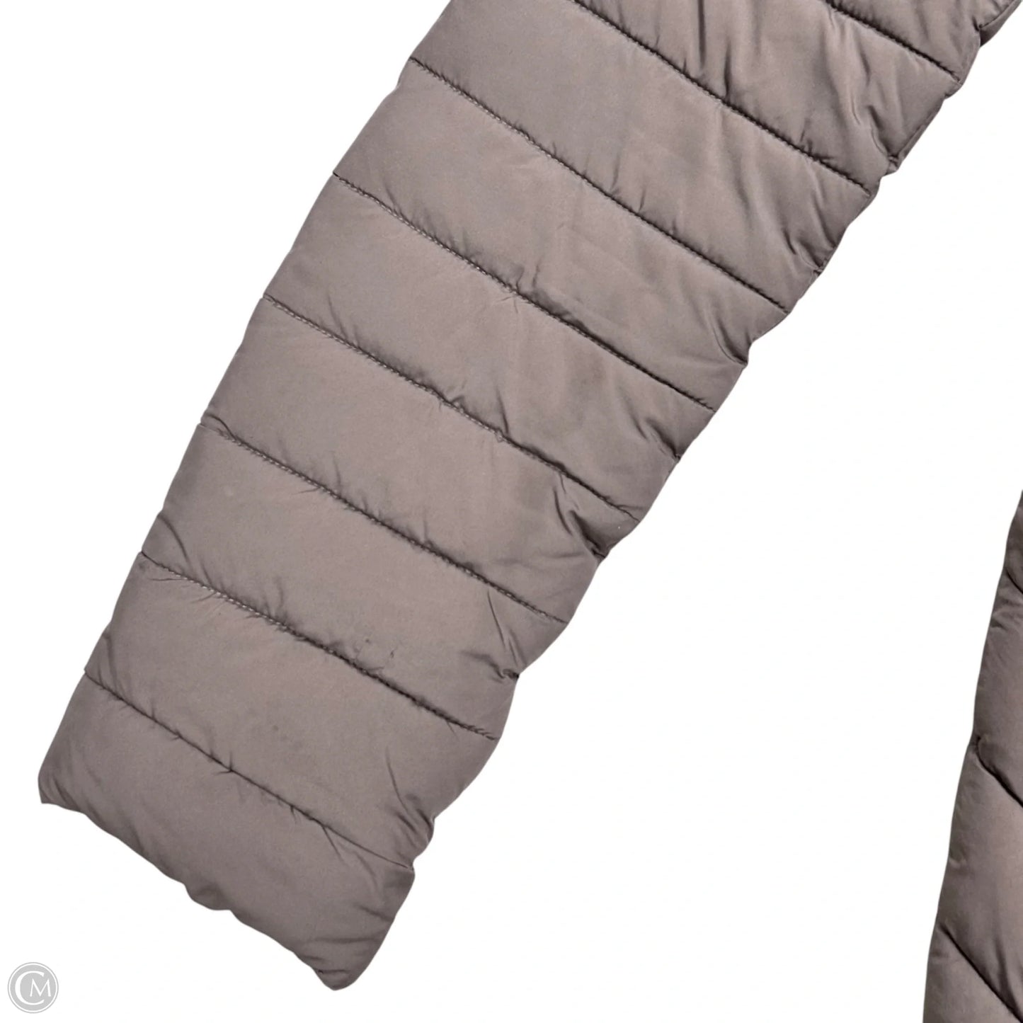 Coat Puffer & Quilted By Bernardo In Taupe, Size: S