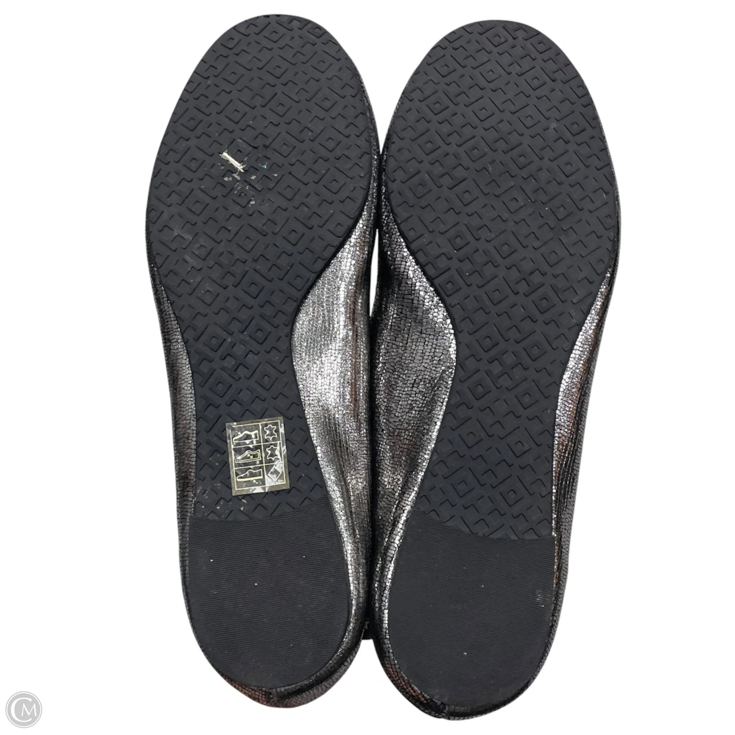 Shoes Designer By Tory Burch In Silver, Size: 7.5