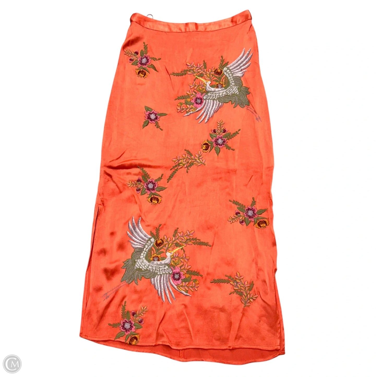 Skirt Midi By Maeve In Orange, Size: 0