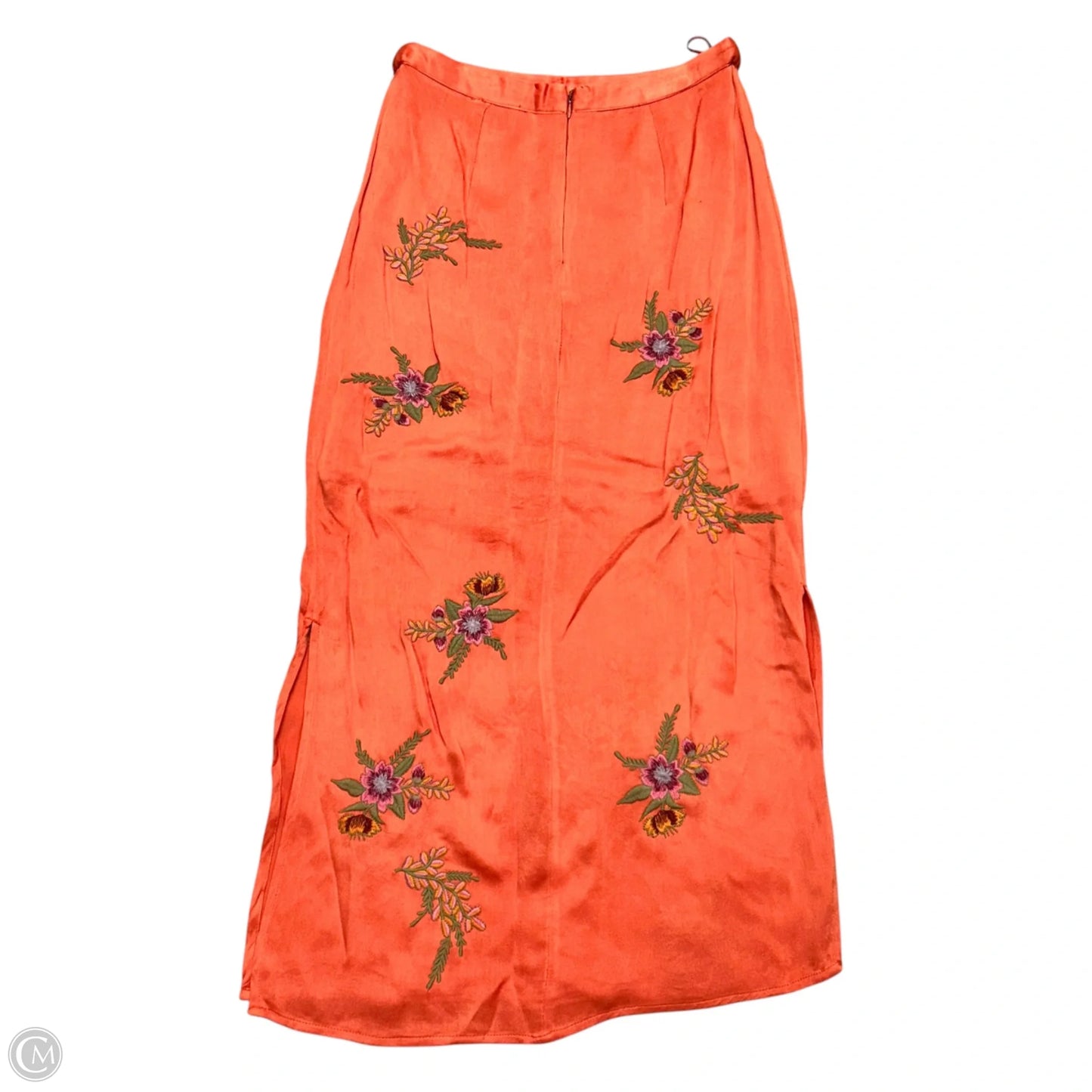 Skirt Midi By Maeve In Orange, Size: 0