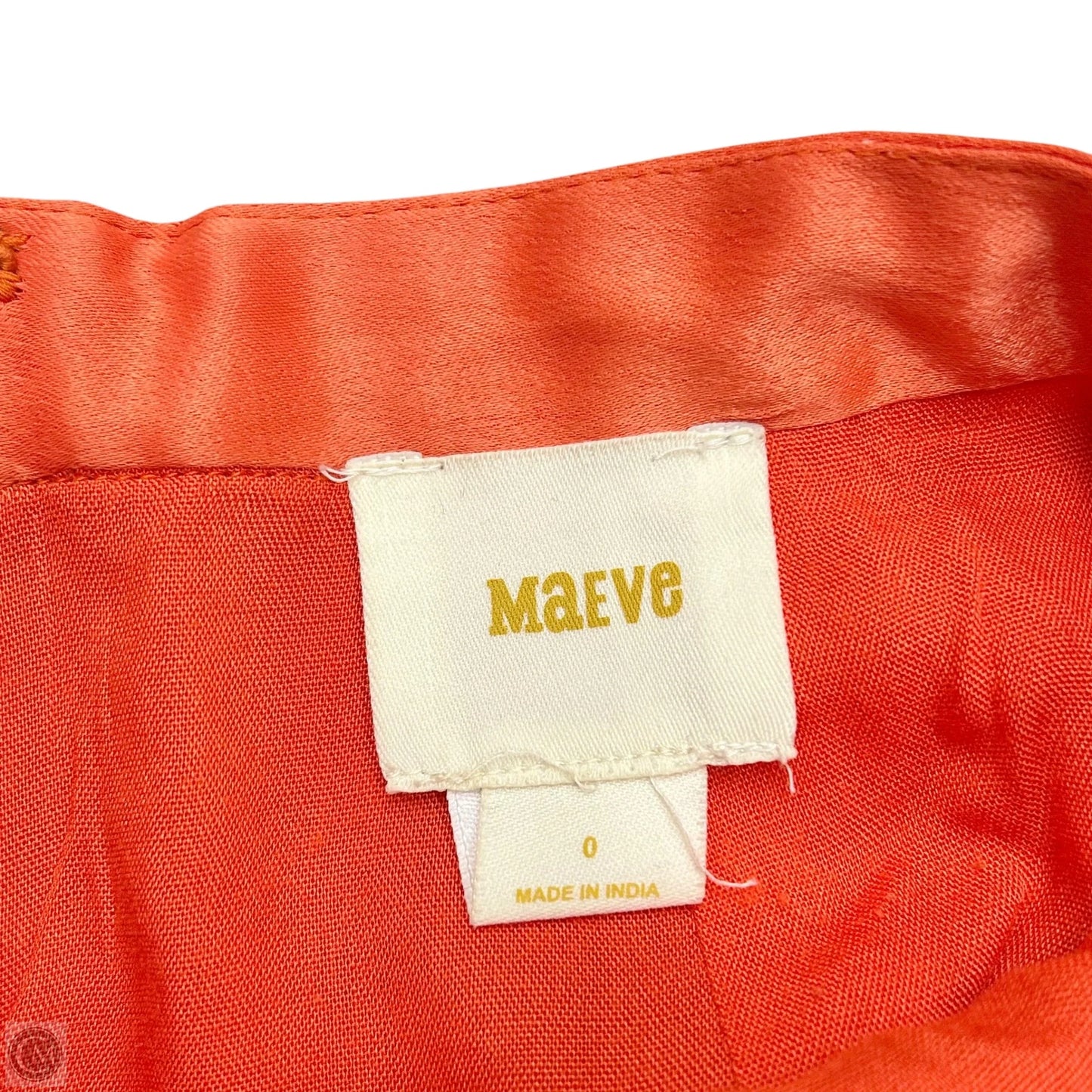 Skirt Midi By Maeve In Orange, Size: 0