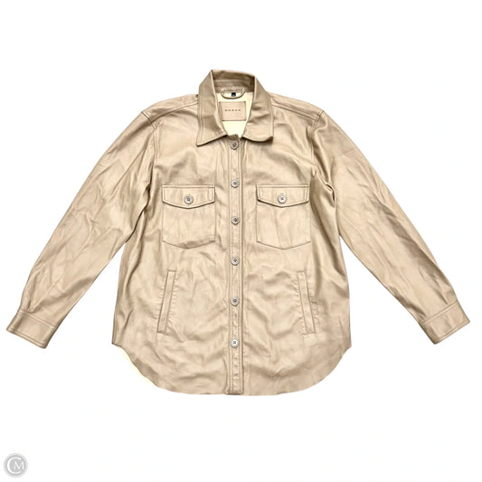 Jacket Shirt By Blanknyc In Cream, Size: M